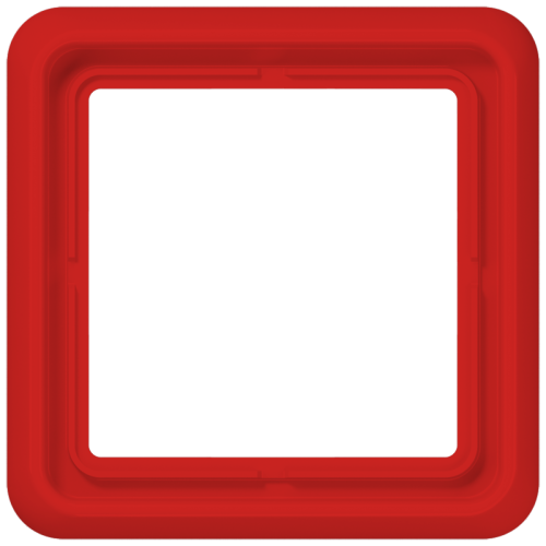 Jung Afdekraam CD500 rood 1-voudig - 4011377125155 - 20017961