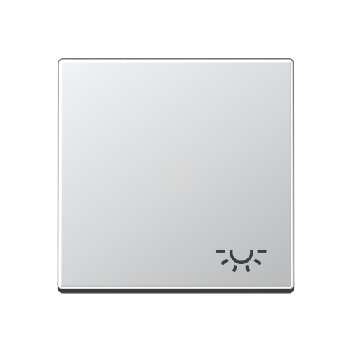 Jung Schakelwip A500 alum.met symb. licht - 4011377125759 - 20016120