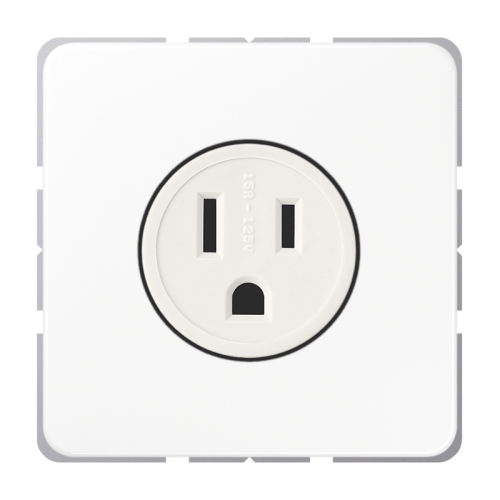 Jung Wcd. CD500 alpine wit Us-Nema 15 A - 4011377126725 - 20017830