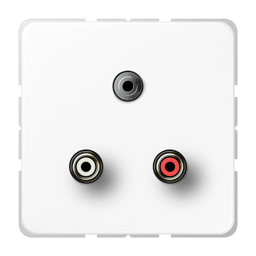 Jung Afdekking CD500 alp.wit voor Audio/Jack - 4011377132344 - 20019993