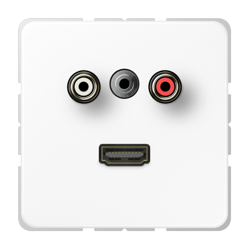 Jung Afdekking CD500 a.wit v.Audio/Jack/HDMI - 4011377132429 - 20019997