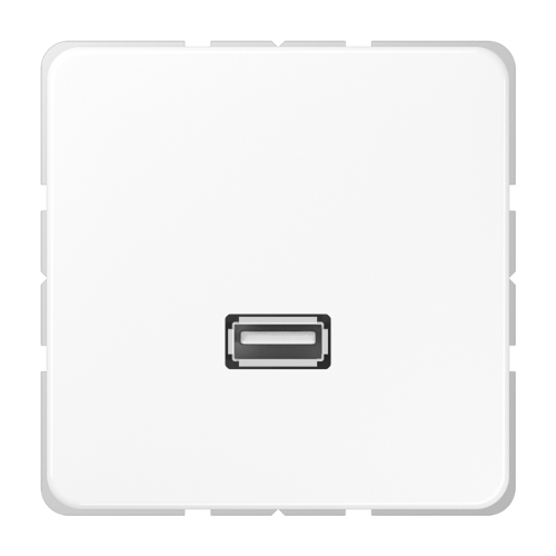 Jung Afdekking CD500 alpin wit voor 1xUSB - 4011377132474 - 20020000