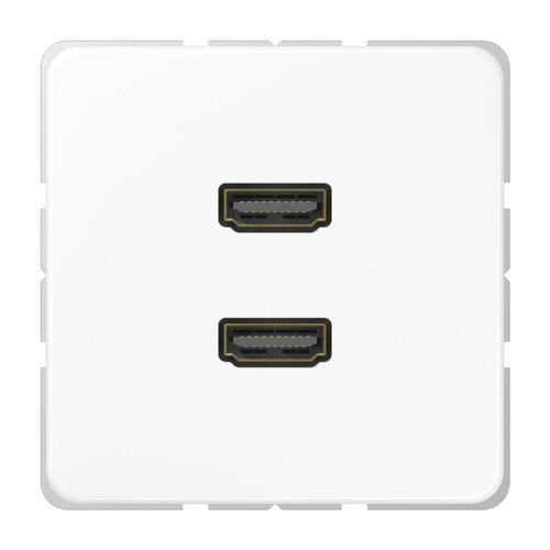 Jung Afdekking CD500 alpin wit voor 2xHDMI - 4011377132481 - 20020001
