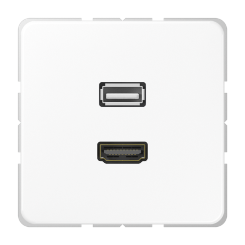 Jung Afdekking CD500 alpin wit voor HDMI/USB - 4011377132511 - 20020003