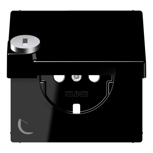 Jung Afdek.LS990 zwart klapd&slot v.1520NEINS - 4011377133037 - 20019044