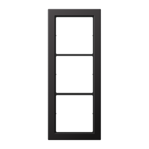 Jung Afdekraam LS-Flat-Des.Dark 3-voudig - 4011377139695 - 20018724