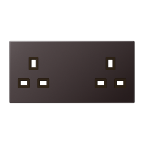 Jung Afdekking BS 2x13 WCD  PL LS-Dark - 4011377142060 - 20017298