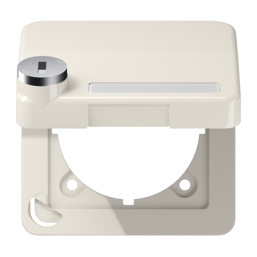 Jung Klapdeksel CD500 wit met slot - 4011377147614 - 20018087