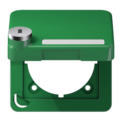 Jung Klapdeksel CD500 groen met slot - 4011377147645 - 20018089