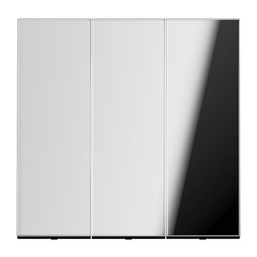 Jung Schakelwip LS-glans chroom 3-voudg - 4011377147874 - 20018802