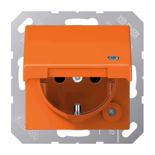 Jung Wcd. A500 oranje slagv.klapd.&contr.lamp - 4011377151321 - 20015274