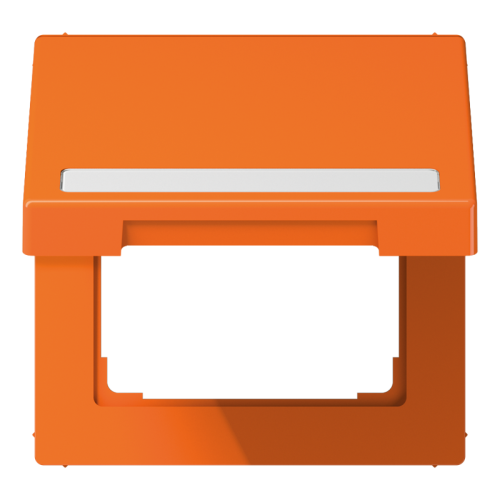 Jung Klapdeksel LS990 oranje met tekstvenster - 4011377153981 - 20019630