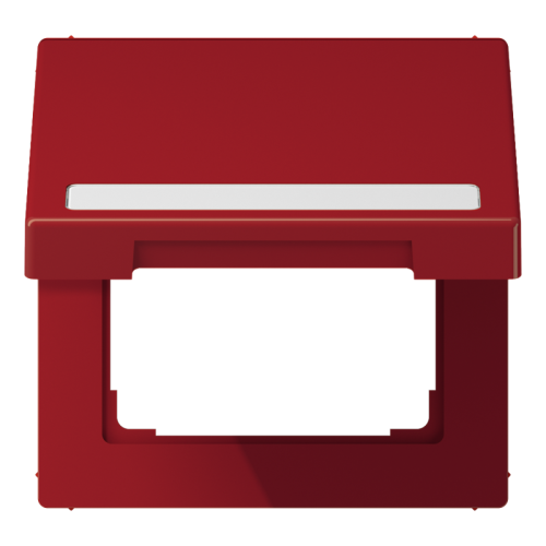 Jung Klapdeksel LS990 rood met tekstvenster - 4011377153998 - 20019631