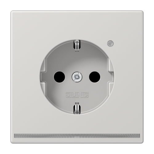 Jung Wcd.LS990 li.grijs met LED & lichtsensor - 4011377154810 - 20018936