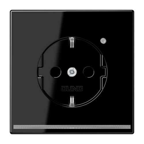 Jung Wcd.LS990 zwart met LED & lichtsensor - 4011377154827 - 20018938