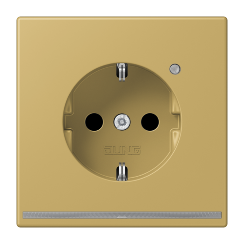 Jung Wcd LS-messing klassiek m.LED&lichtsens. - 4011377154872 - 20020128