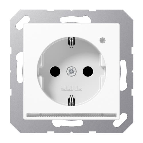 Jung Wcd. A500 alp.wit met LED & lichtsensor - 4011377154919 - 20015238