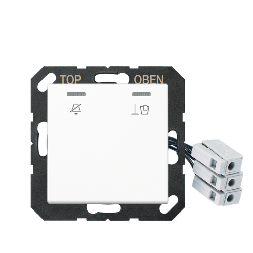 Jung Hotelafdek.A500 a.wit m.LED24V buitenm. - 4011377162242 - 20016424