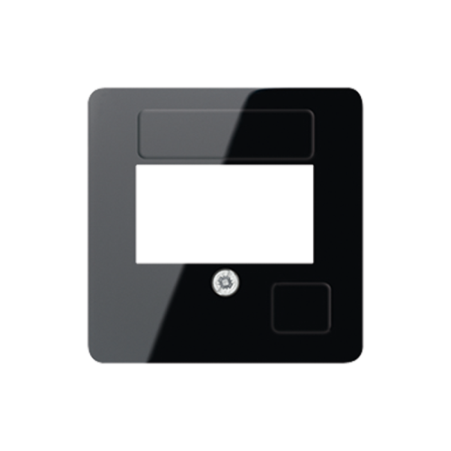 Jung Afdekking 50x50 zwart voor o.a. USB21-2 - 4011377163690 - 20014534