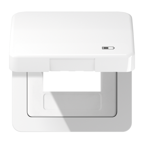 Jung Klapdeksel CD500 alp.w. m.symbool Lader - 4011377163737 - 20018155