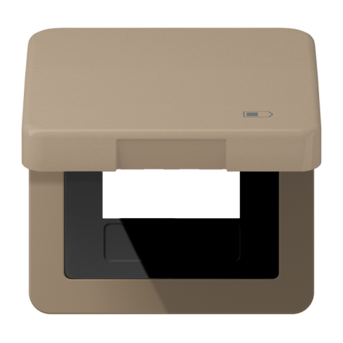 Jung Klapdeksel CD500 goudbr.m.symbool Lader - 4011377163799 - 20018150