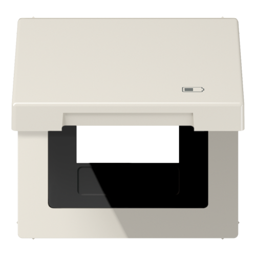 Jung Klapdeksel LS990 wit met symbool Lader - 4011377164024 - 20019621