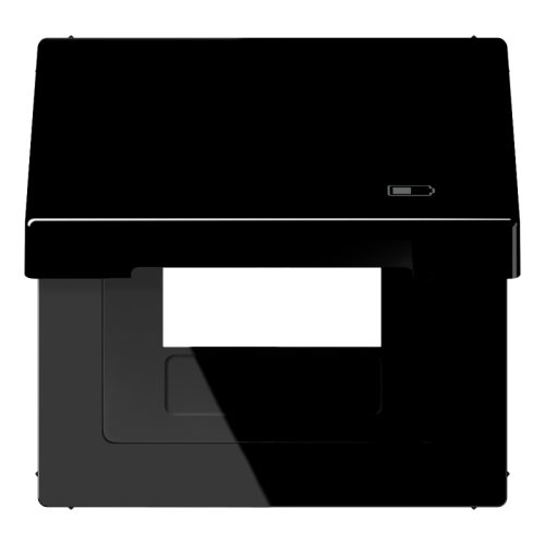 Jung Klapdeksel LS990 zwart m.symbool Lader - 4011377164055 - 20019623