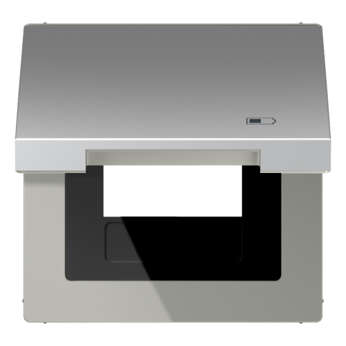 Jung Klapdeksel LS-alum.met symbool  Lader - 4011377164062 - 20016751