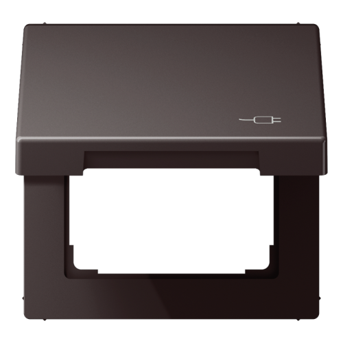 Jung Klapdeksel LS-Dark met symb stekker - 4011377164345 - 20016750