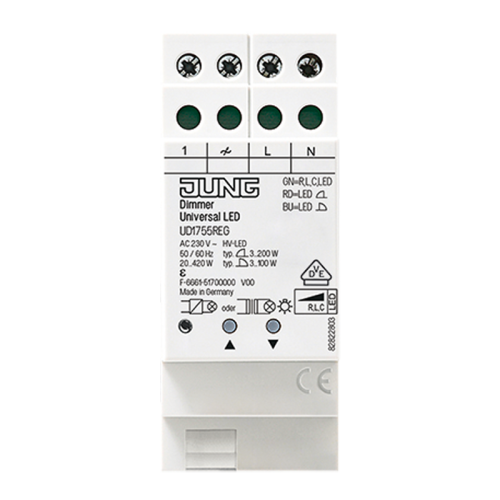 Jung DIN-rail universeel dimmer - 4011377167032 - 20020597