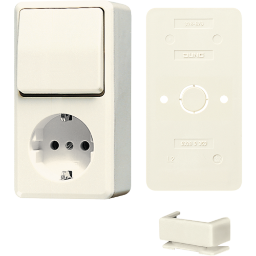 Jung Combi wissel AP600 wit met R/A Bundel - 4011377172012 - 20017257