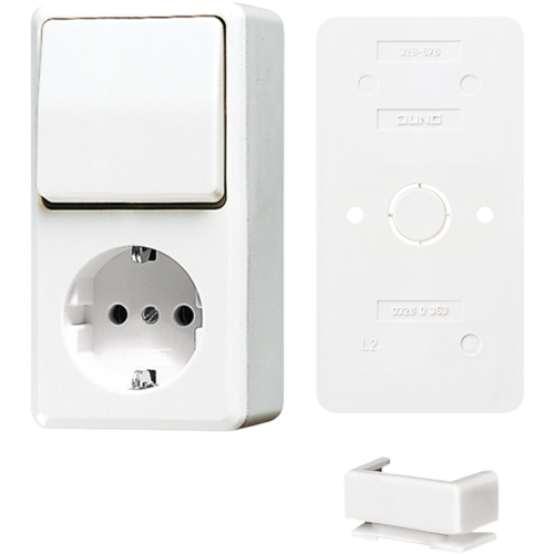 Jung Combi wissel AP600 a. wit met R/A Bundel - 4011377172029 - 20017258
