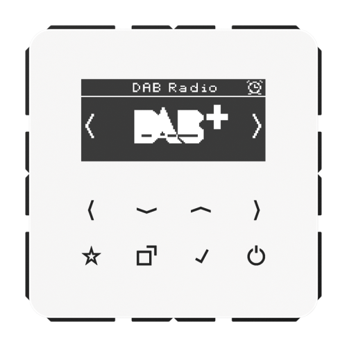 Jung Smartradio DAB+ CD500 alpine wit - 4011377172333 - 20018398