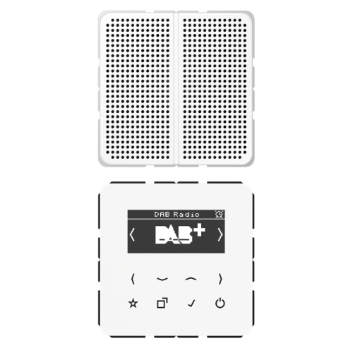 Jung Smartradio DAB+ mono CD500 alpine wit - 4011377172395 - 20018390