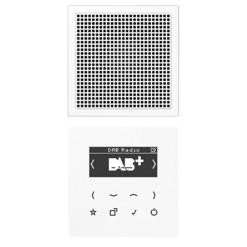 Jung Smartradio DAB+ mono LS990 alpine wit - 4011377172401 - 20018408
