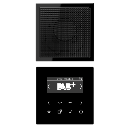Jung Smartradio DAB+ mono LS990 zwart - 4011377172418 - 20018407
