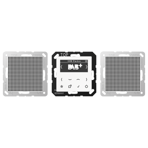 Jung Smartradio DAB+ stereo A500 alpine wit - 4011377172449 - 20018376