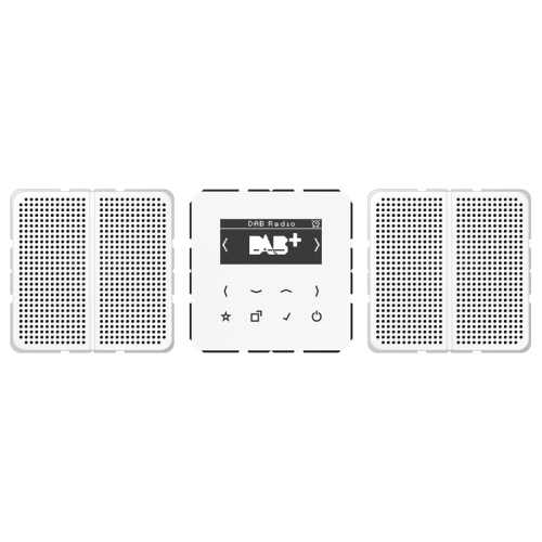 Jung Smartradio DAB+ stereo CD500 alpine wit - 4011377172463 - 20018392