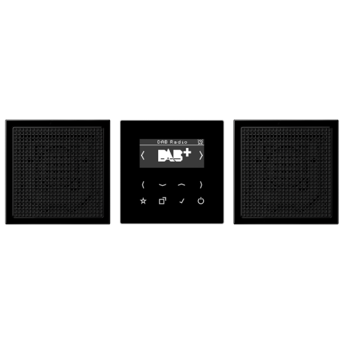 Jung Smartradio DAB+ stereo LS990 zwart - 4011377172487 - 20018411