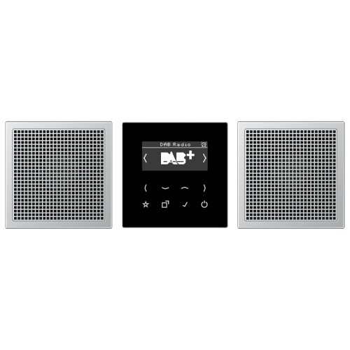 Jung Smartradio DAB+ stereo LS-aluminium - 4011377172494 - 20018383