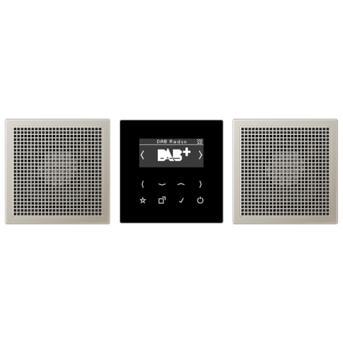 Jung Smartradio DAB+ stereo LS-edelstaal - 4011377172500 - 20018401