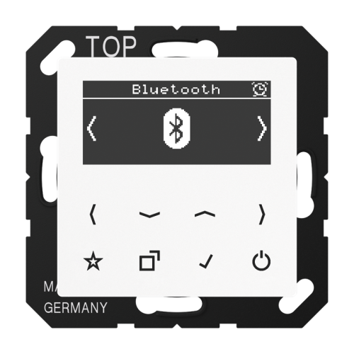 Jung Smartradio DAB+ met BT A500 alpine wit - 4011377172586 - 20018380