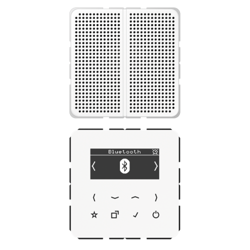 Jung Smartradio DAB+ mono & BT CD500 alp.wit - 4011377172654 - 20018389