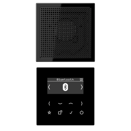 Jung Smartradio DAB+ mono & BT LS990 zwart - 4011377172678 - 20018405