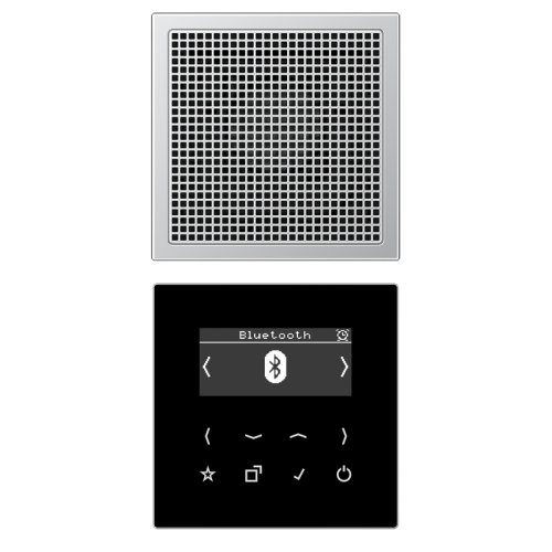 Jung Smartradio DAB+ mono & BT LS-aluminium - 4011377172685 - 20018382