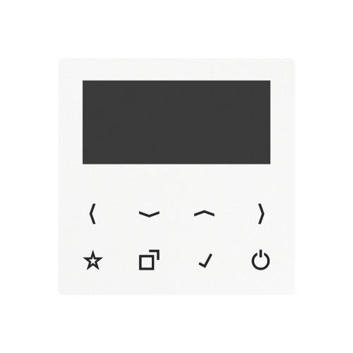 Jung Display A500 alpine wit voor DAB+ met BT - 4011377172777 - 20018378