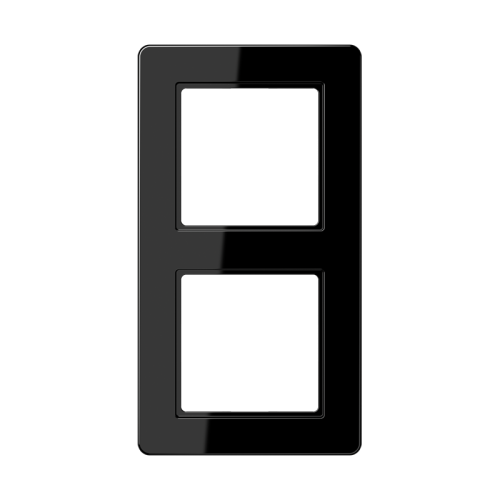 Jung Afdekraam A-flow zwart slagvast 2-vdg - 4011377173095 - 20016449