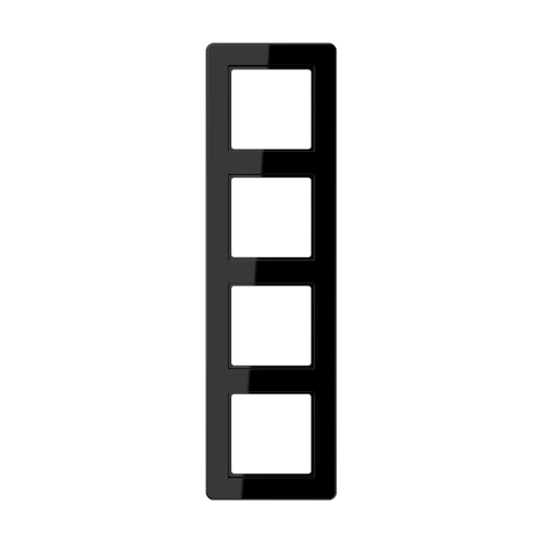 Jung Afdekraam A-flow zwart slagvast 4-vdg - 4011377173118 - 20016465