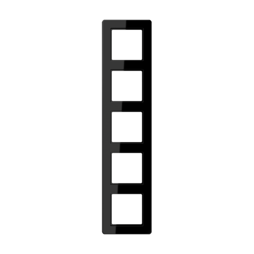 Jung Afdekraam A-flow zwart slagvast 5-vdg - 4011377173125 - 20016473