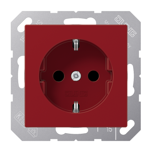 Jung Wcd.A500 rood slagv.R/A en 6 mm.klem - 4011377175396 - 20015386